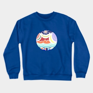 Day at the Beach Tee Crewneck Sweatshirt